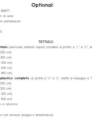 Pergotenda M155 - Roma
