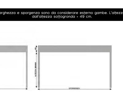 Pergola Cover Autoportante - Roma