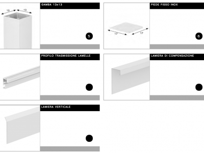 Pergole frangisole bioclimatiche autoportanti - Roma