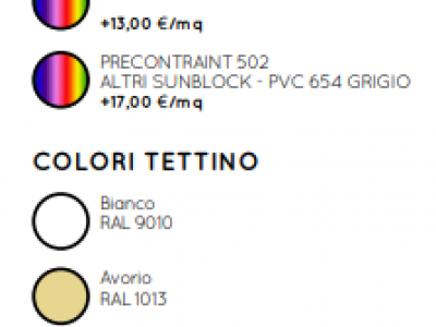 Pergotende alu-one arco - Tenda con arco - Roma