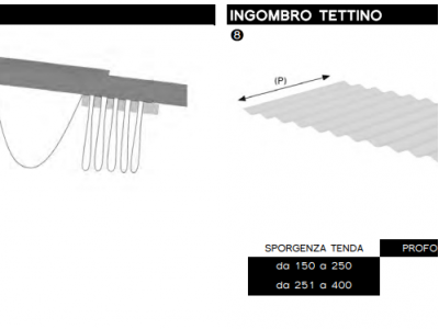 Pergotende alu-one arco - Tenda con arco - Roma