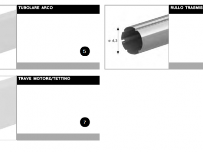 Pergotende alu-one arco - Tenda con arco - Roma