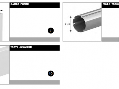 Pergola alu-wood autoportante doppiafalda - Roma