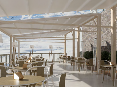 Pergola alu-wood autoportante monofalda - Roma