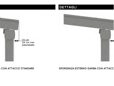 Pergola alu-wood autoportante monofalda - Roma