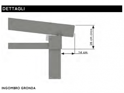 Pergola evolution autoportante doppiafalda - Roma