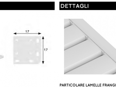Pergole frangisole bioclimatica addossata frontale - Roma