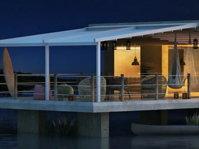 Pergola maxi addossata - Roma