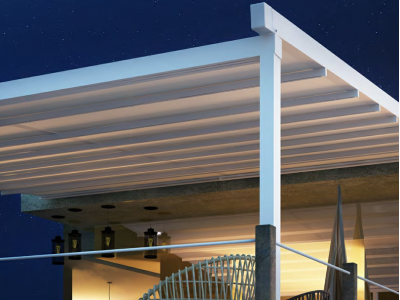 Pergola maxi addossata - Roma