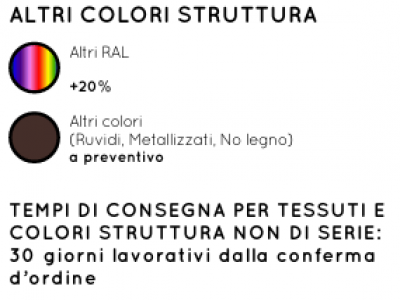 Pergola maxi addossata - Roma