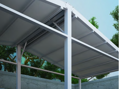 Pergola maxi autoportante doppiafalda - Roma