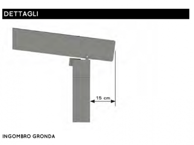 Pergola maxi autoportante doppiafalda - Roma