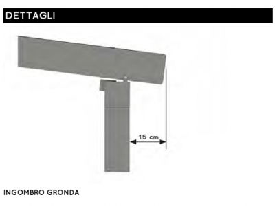 Pergola maxi autoportante monofalda - Roma