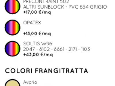 Pergole roof addossata frontale - Roma