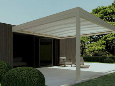 Pergole roof addossata laterale - Roma