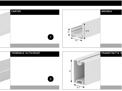 Pergole roof addossata laterale - Roma