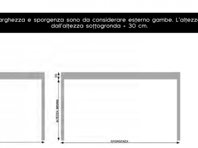 Pergola roof autoportante - Roma