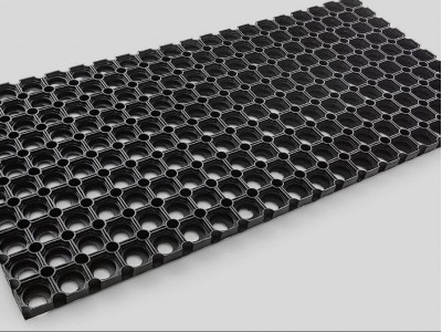 ZERBINO PER ESTERNO IN RICCIOLO VINILICO TIPO NOMAD - Roma